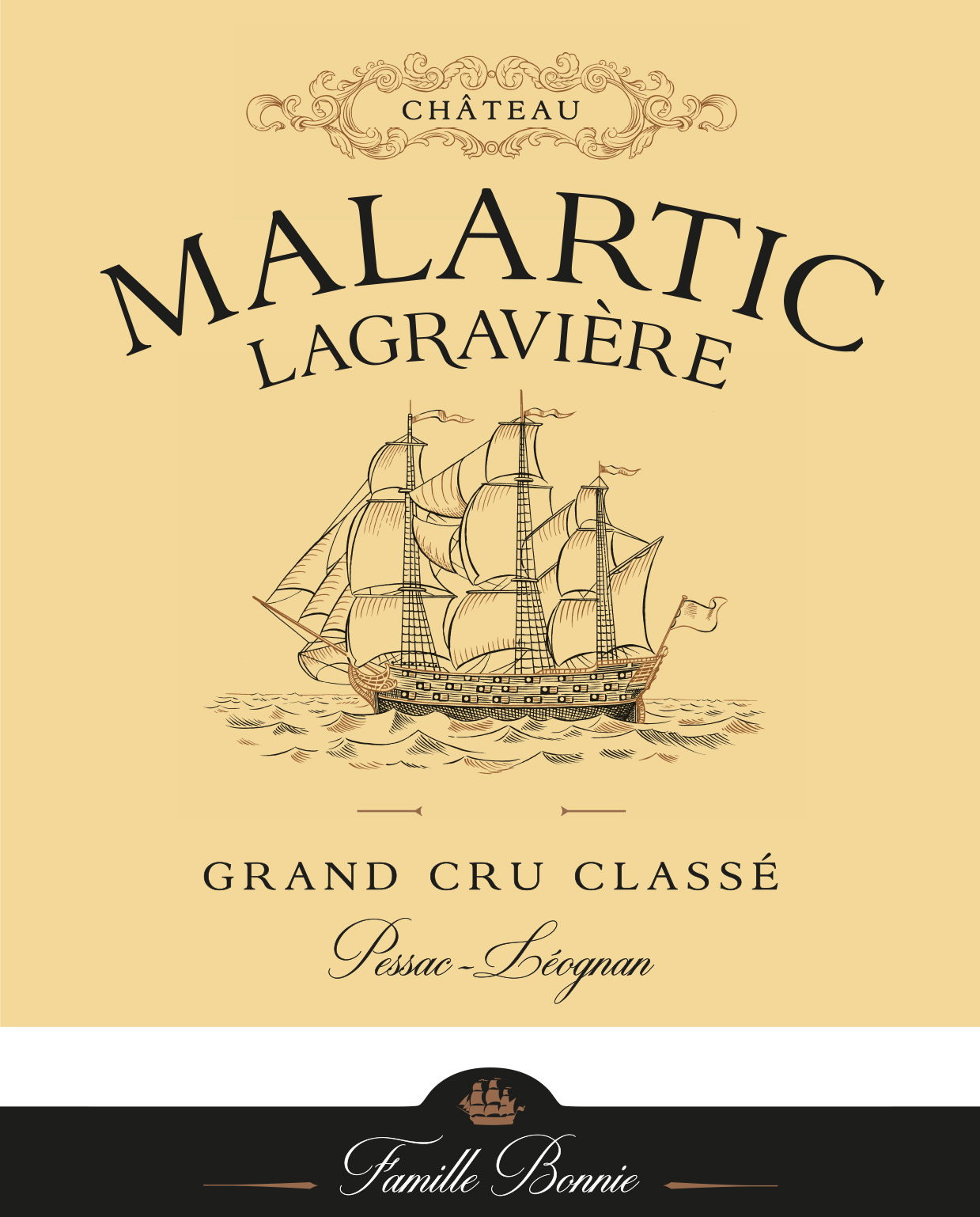 Étiquette Château Malartic-Lagravière